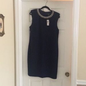 BLACK Saks Fifth  Avenue navy dress size 16